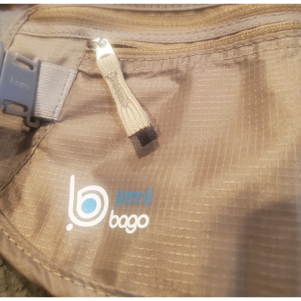 Bogo Fanny Pack Y2K Taupe Zipper Waist Pack Bag Boho Hip Lightweight - Picture 3 of 5